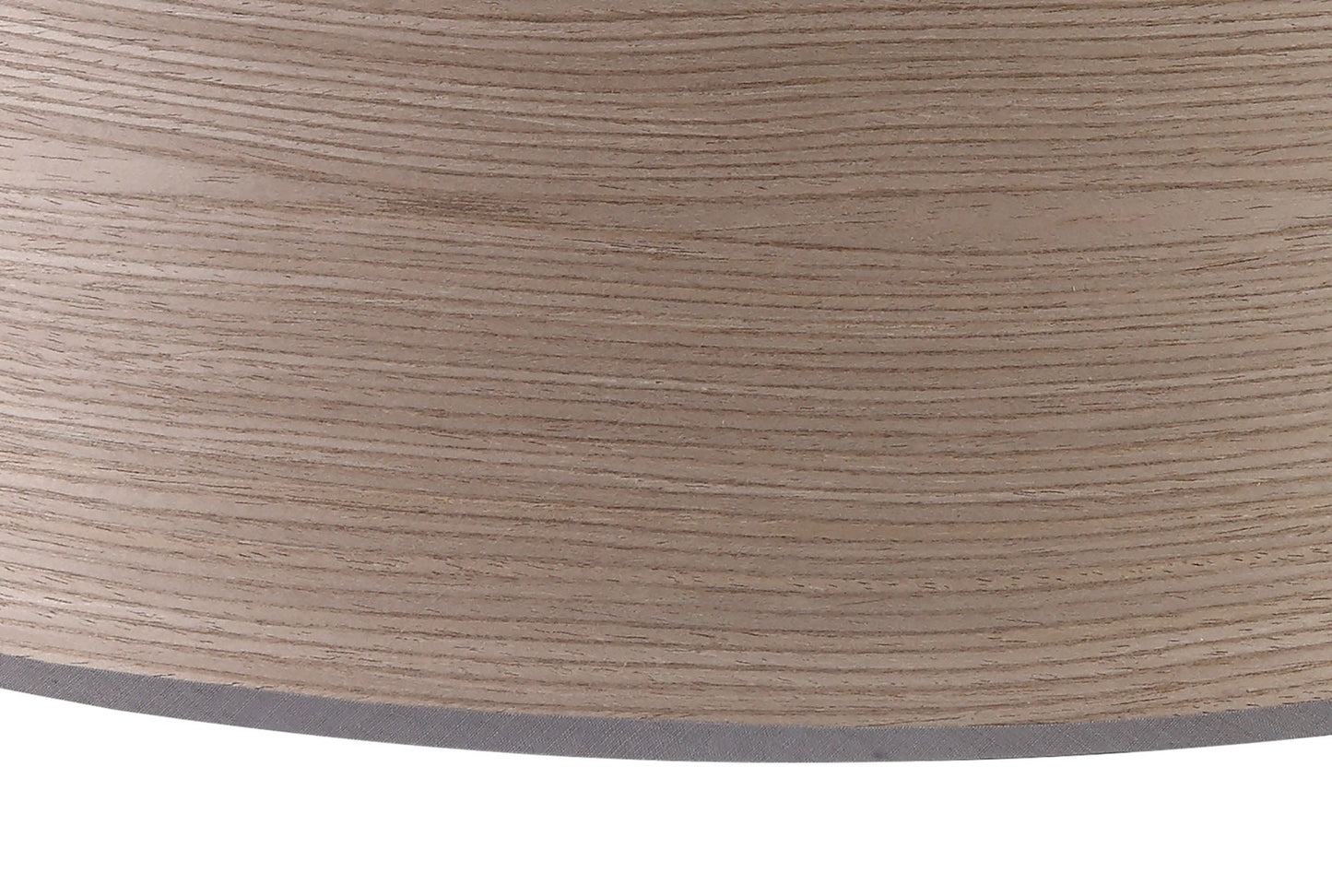 Hobcroft Round, 600 x 210mm Wood Effect Shade, Grey Oak and White Laminate