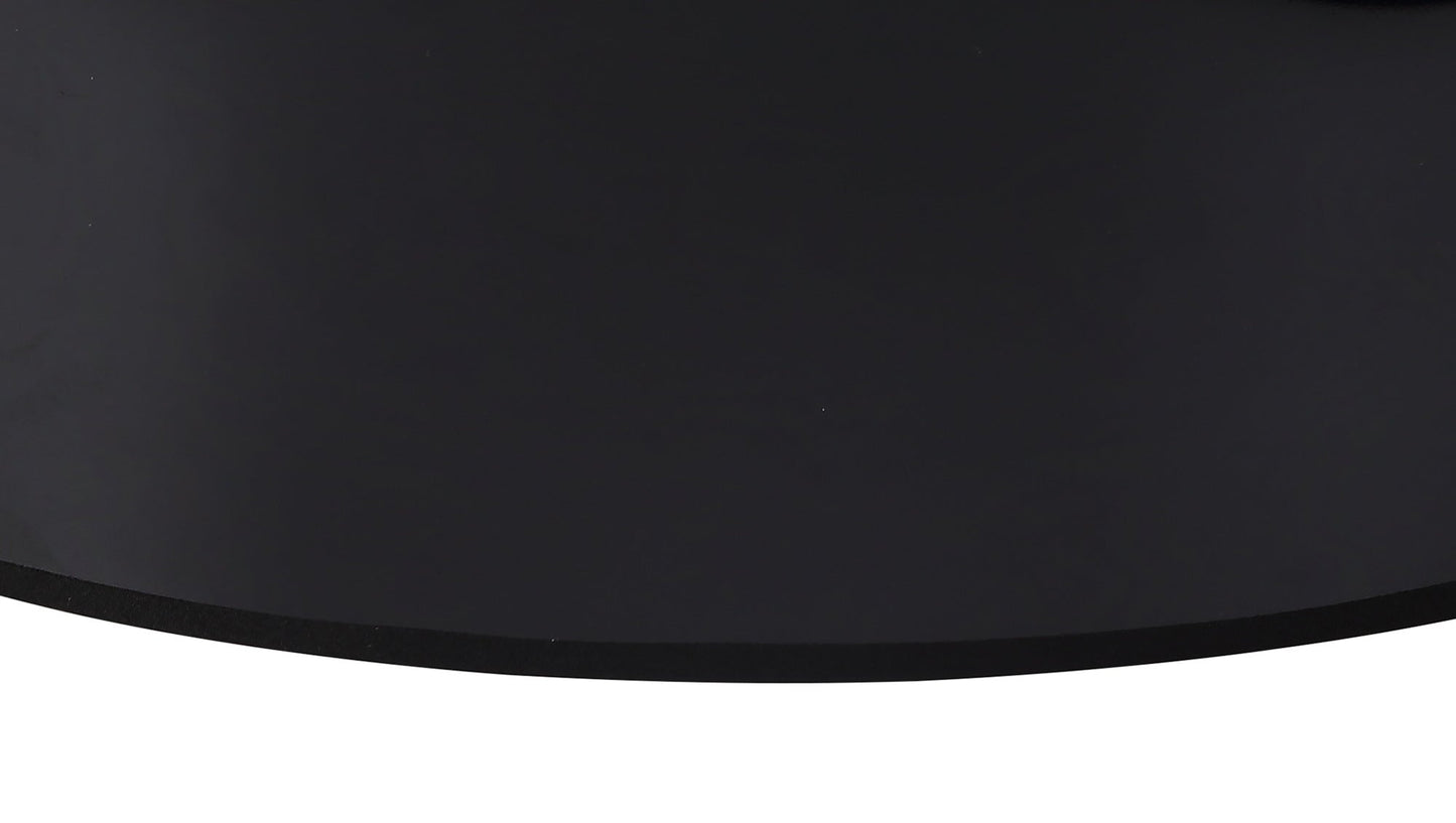 Hobcroft Round, 450 x 150mm Shade, Gold and Black