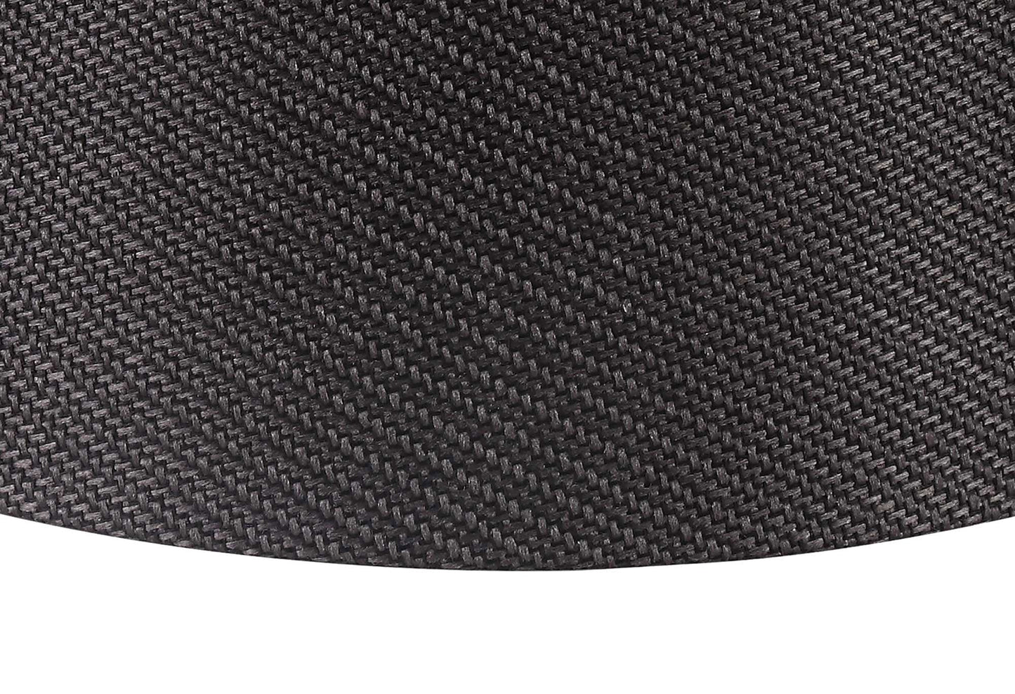 Hobcroft Round, 320 and 400 x 260mm Fabric Shade, Charcoal Grey and White Laminate