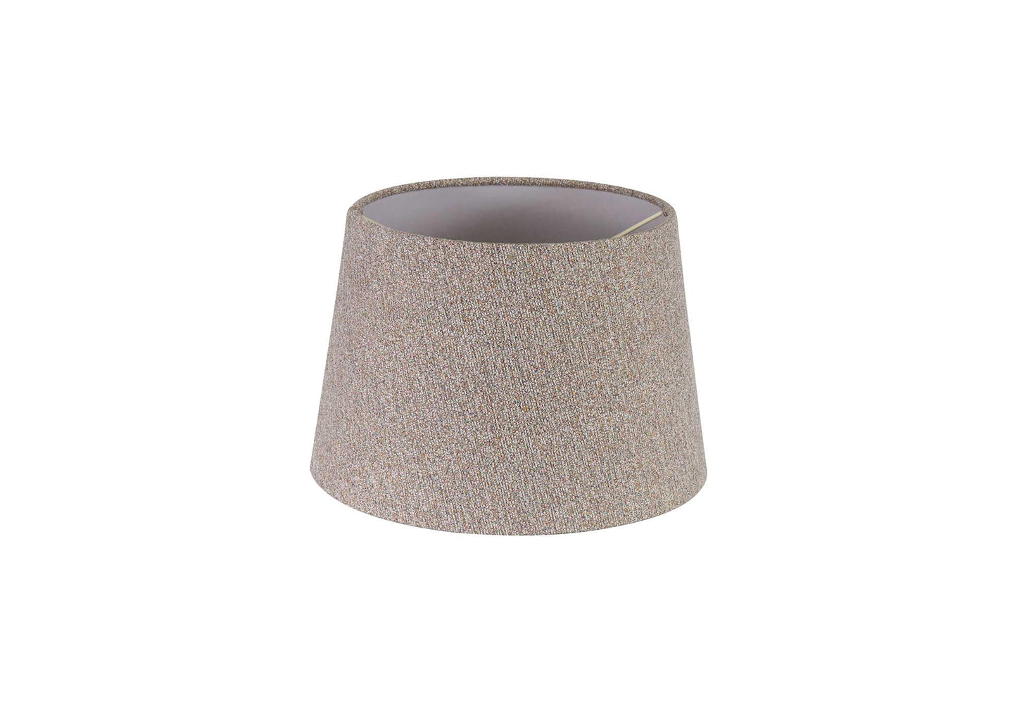 Hobcroft Round, 240 and 300 x 200mm Fabric Shade, Multi and White Laminate