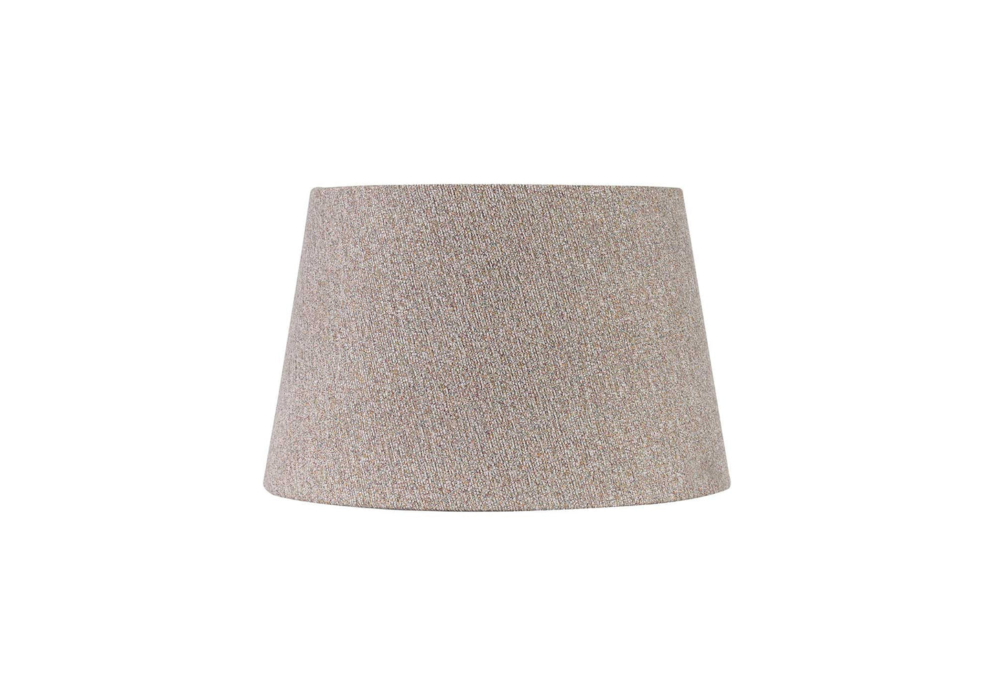 Hobcroft Round, 280 and 350 x 220mm Fabric Shade, Multi and White Laminate