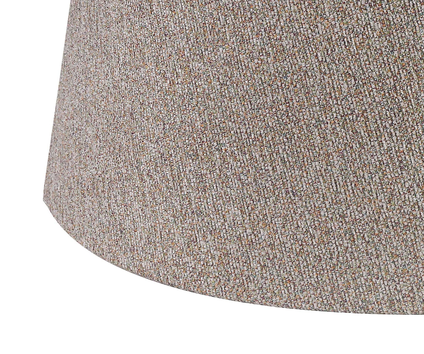 Hobcroft Round, 280 and 350 x 220mm Fabric Shade, Multi and White Laminate