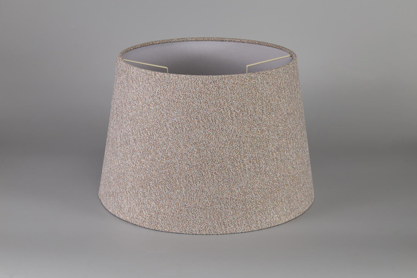 Hobcroft Round, 280 and 350 x 220mm Fabric Shade, Multi and White Laminate