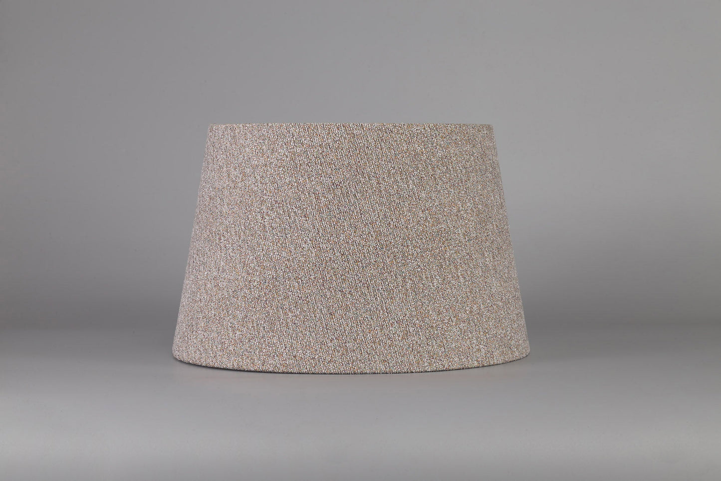 Hobcroft Round, 320 and 400 x 260mm Fabric Shade, Multi and White Laminate