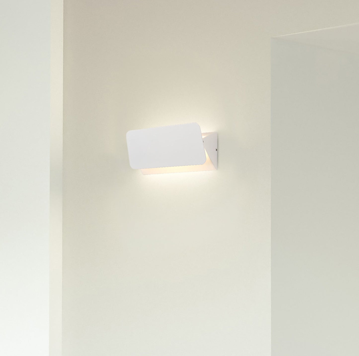 Hoo Up & Downward Lighting Wall Lamp, 1 x 5W LED, 3000K, 190lm, IP54, Sand White, 3yrs Warranty