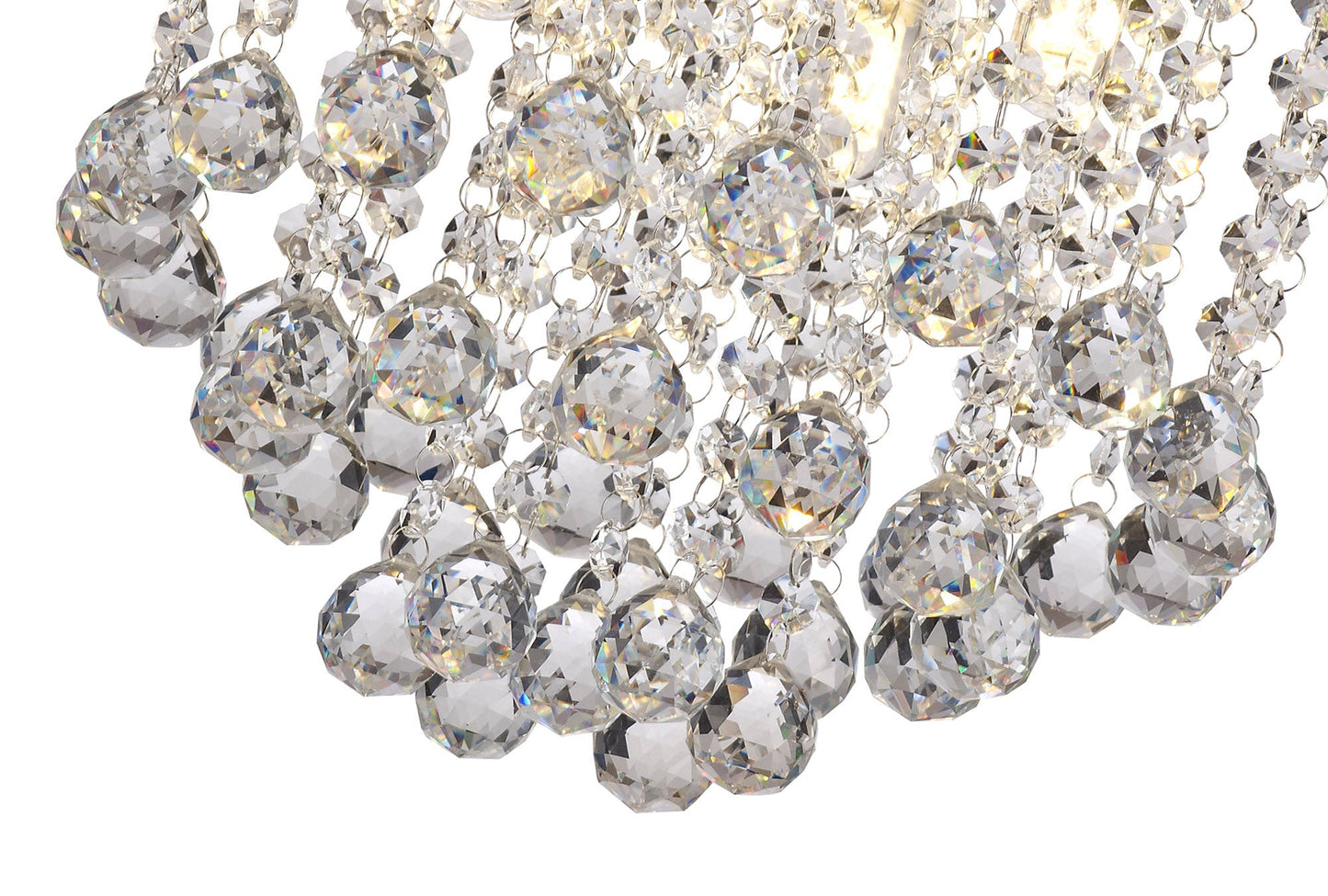 Kelsall Ceiling Light, 4 x G9, IP44, Polished Chrome and Crystal 2