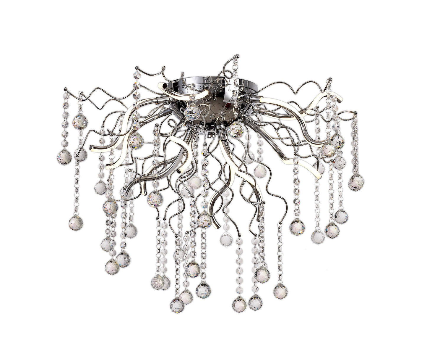 Kerridge Dimmable Ceiling, 12 x 1.75W LED, 3000K, 1640lm, Polished Chrome, 3yrs Warranty