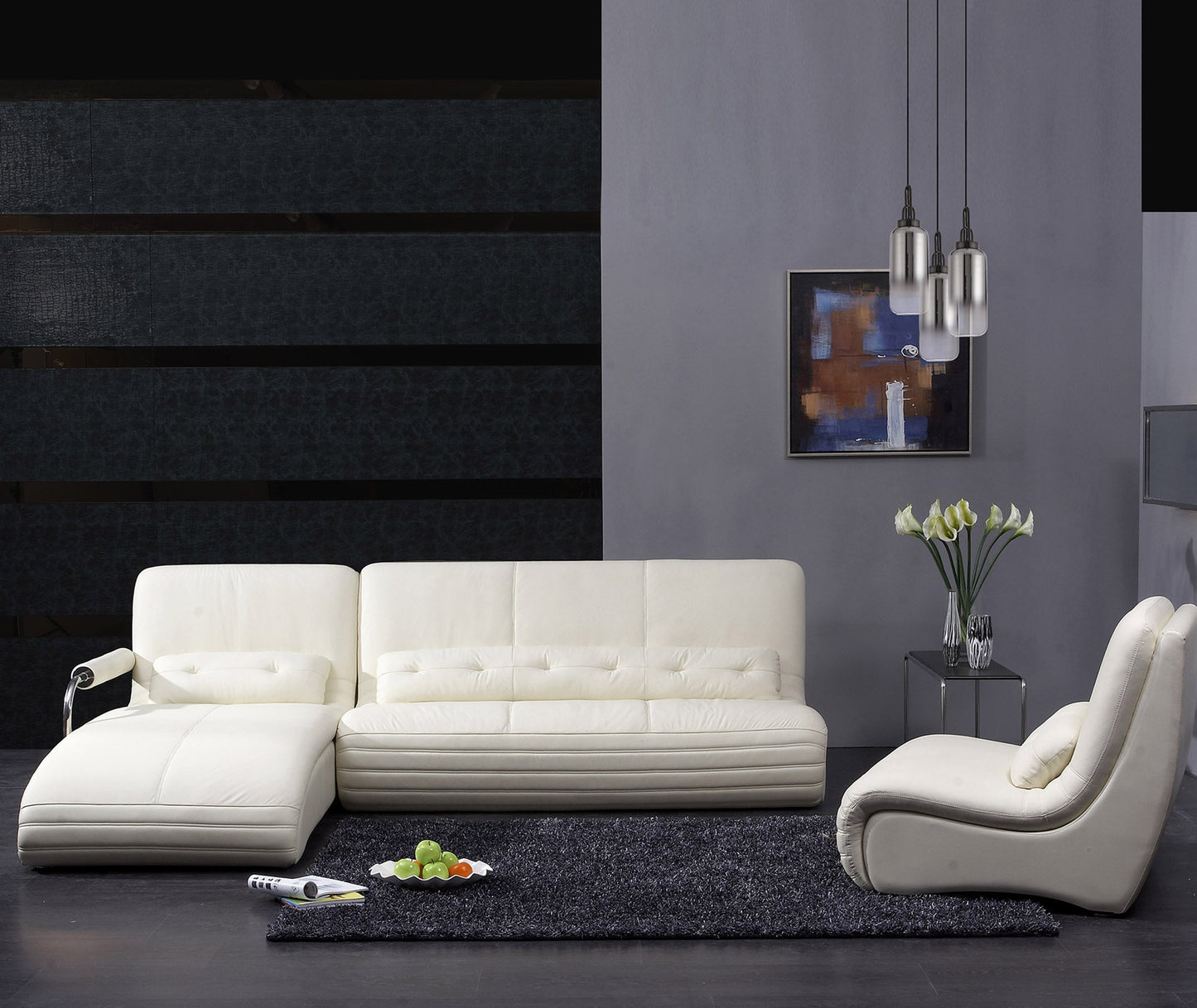Kingsley 1 Light Pendant E27 With 30cm Globe Glass, Polished Nickel and Matt Black and Smoked and Clear