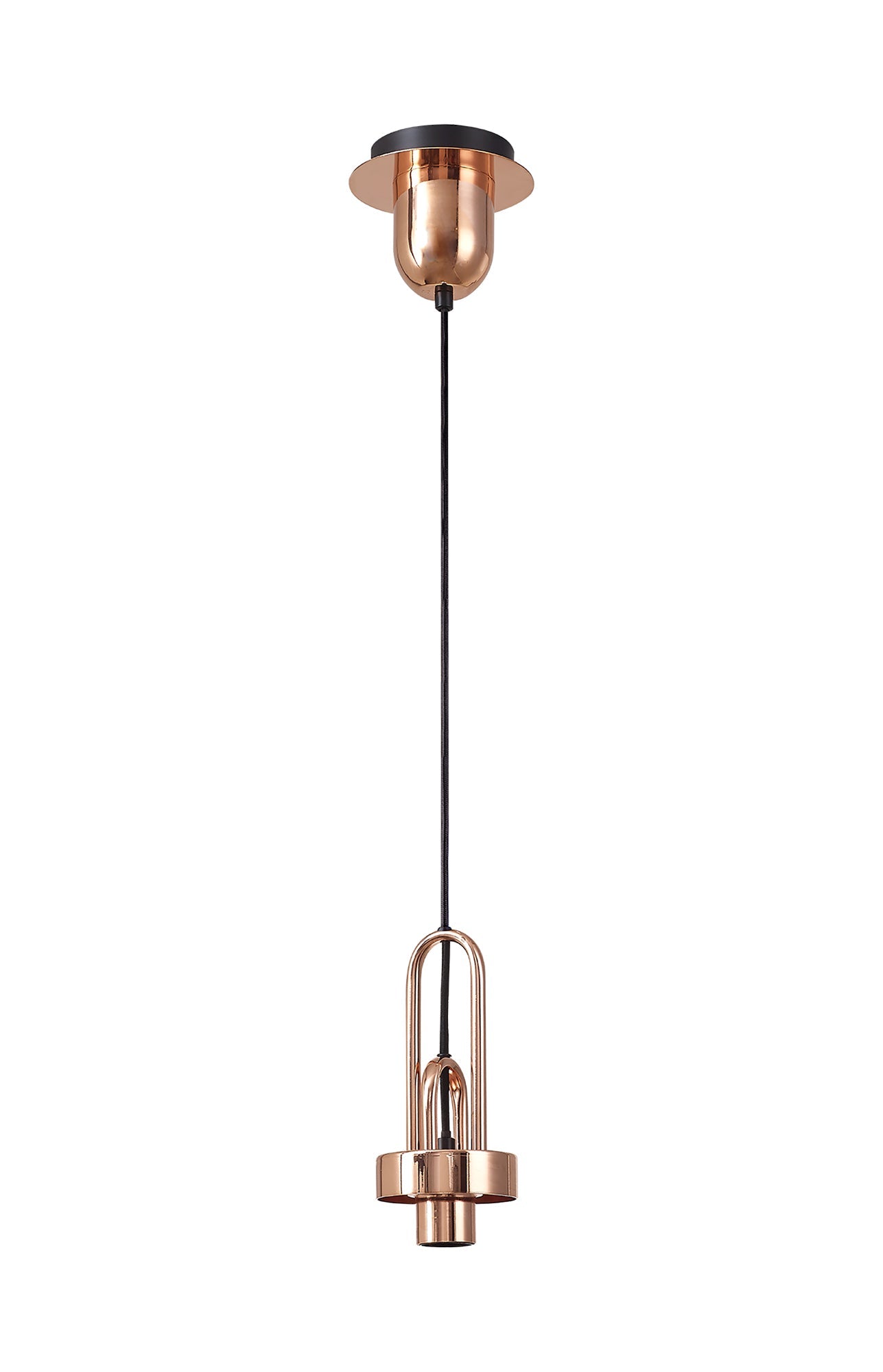 Kingsley Suspension Kit, 1 x E27, Copper and Matt Black