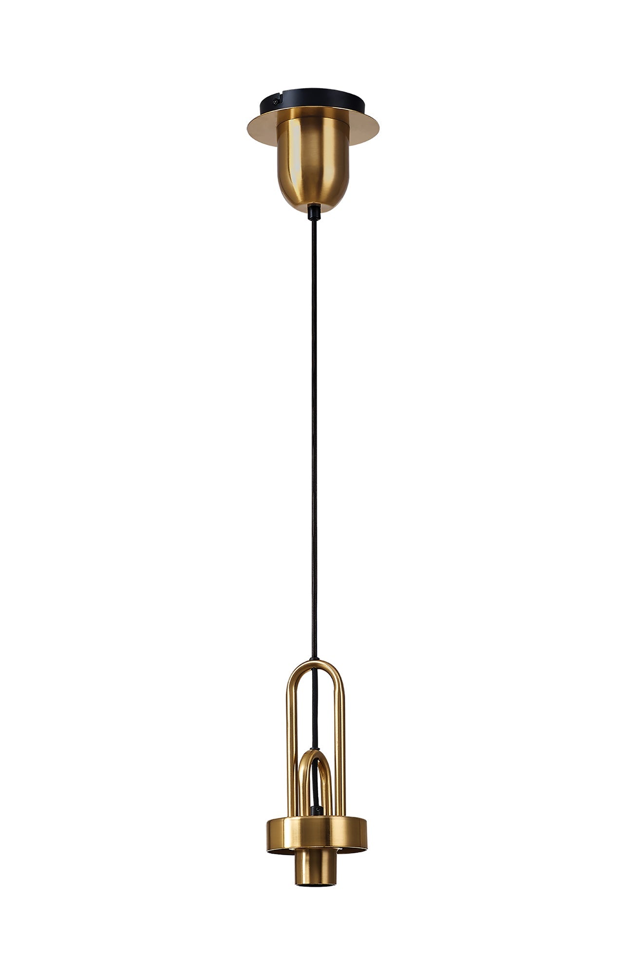 Kingsley Suspension Kit, 1 x E27, Brass Gold and Matt Black