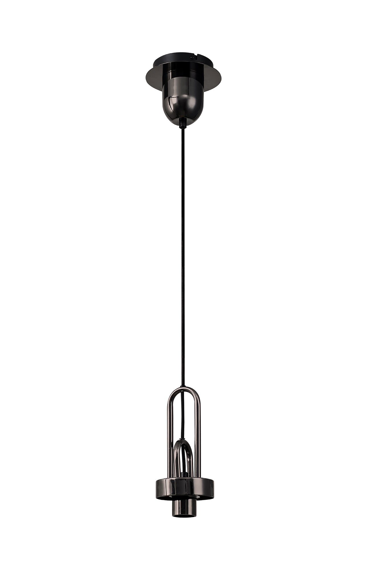 Kingsley Suspension Kit, 1 x E27, Black Chrome and Matt Black