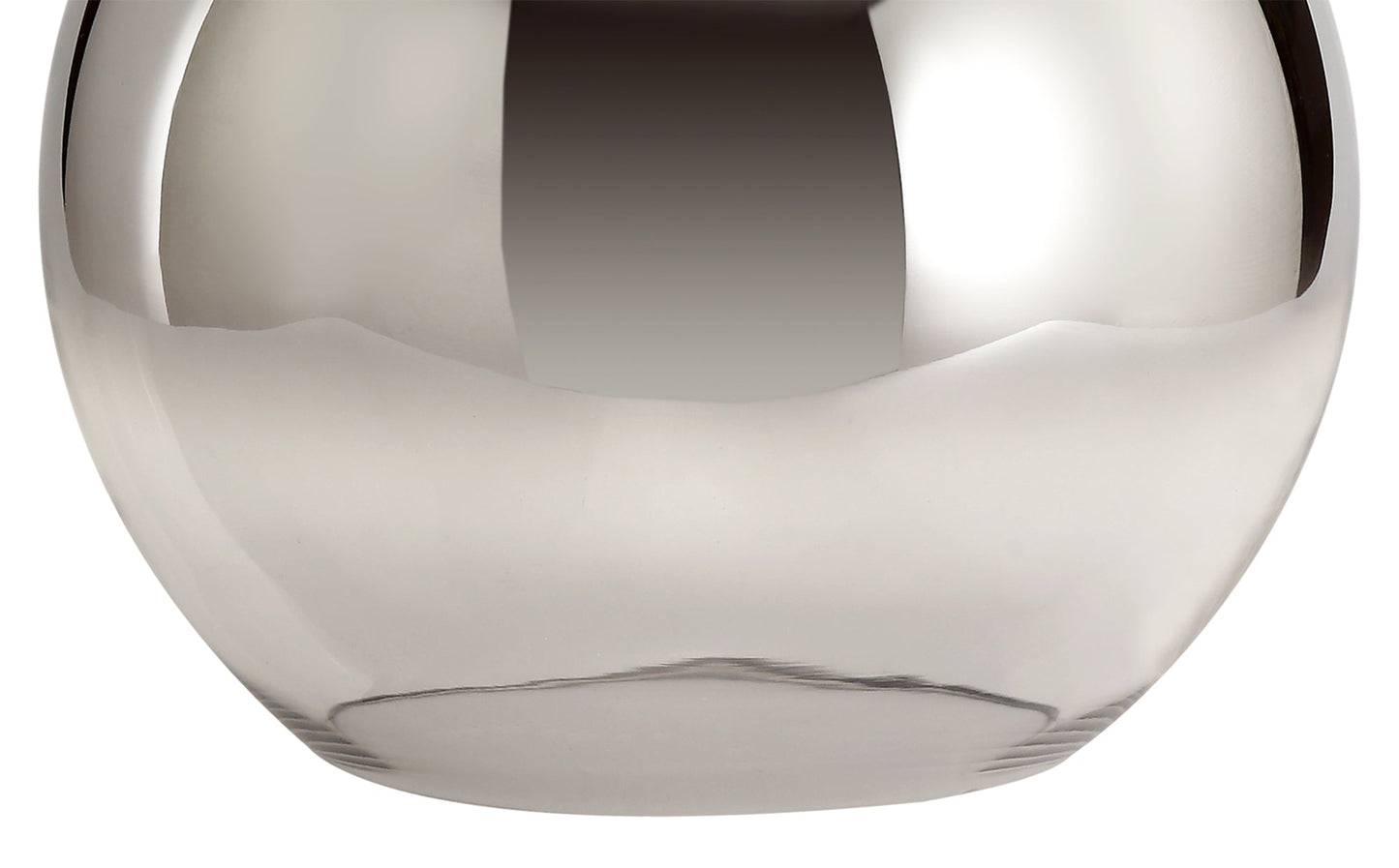 Kingsley 30cm Globe Glass, Smoked and Clear