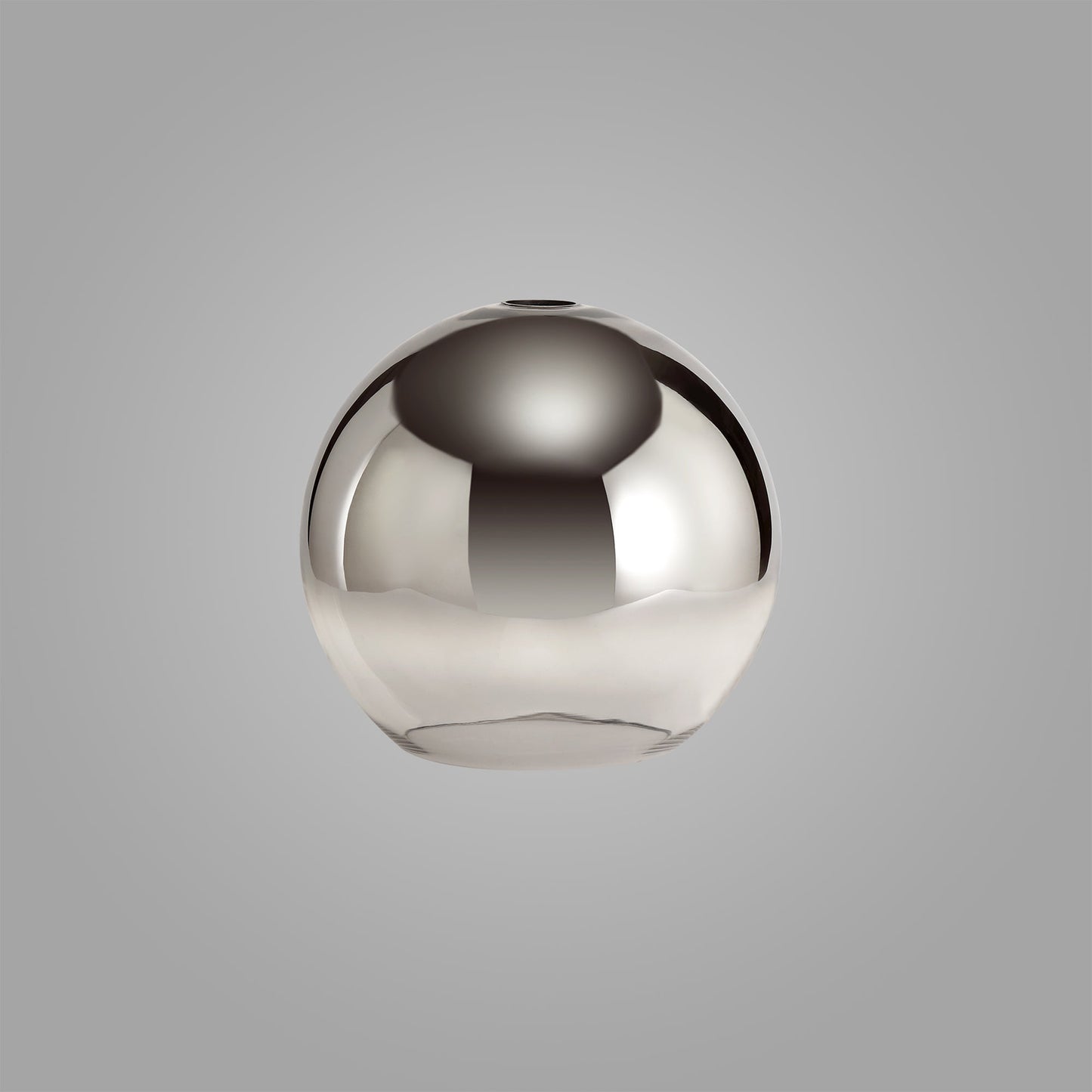 Kingsley 30cm Globe Glass, Smoked and Clear