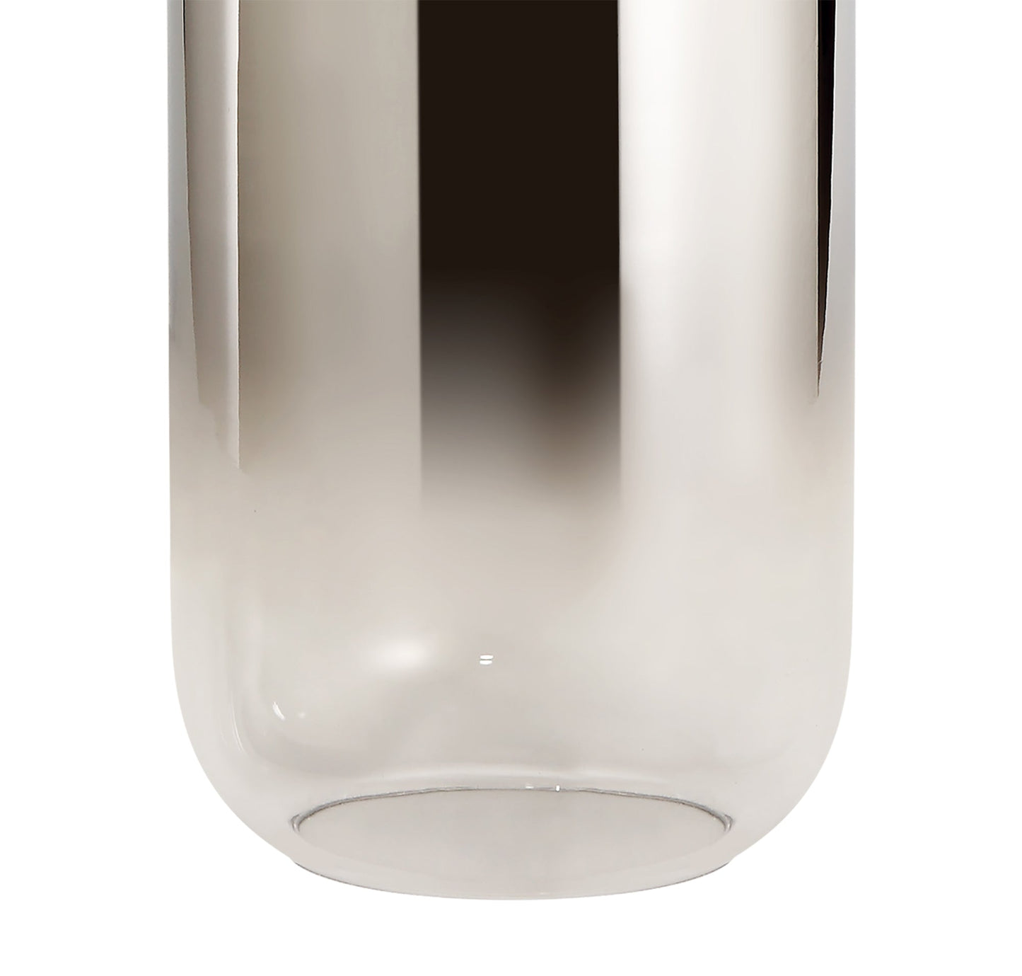 Kingsley 16cm Cylinder Glass, Smoked and Clear