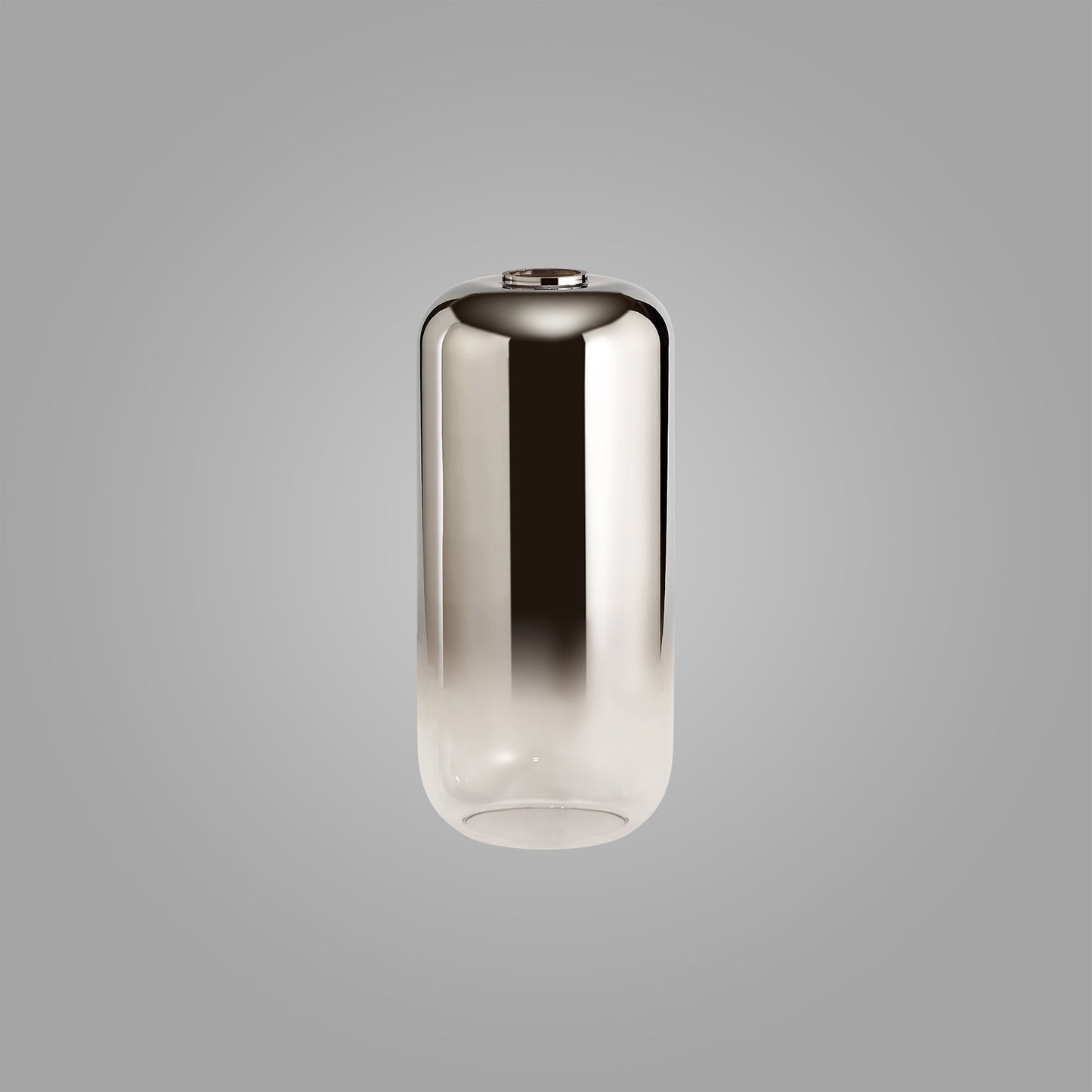 Kingsley 16cm Cylinder Glass, Smoked and Clear