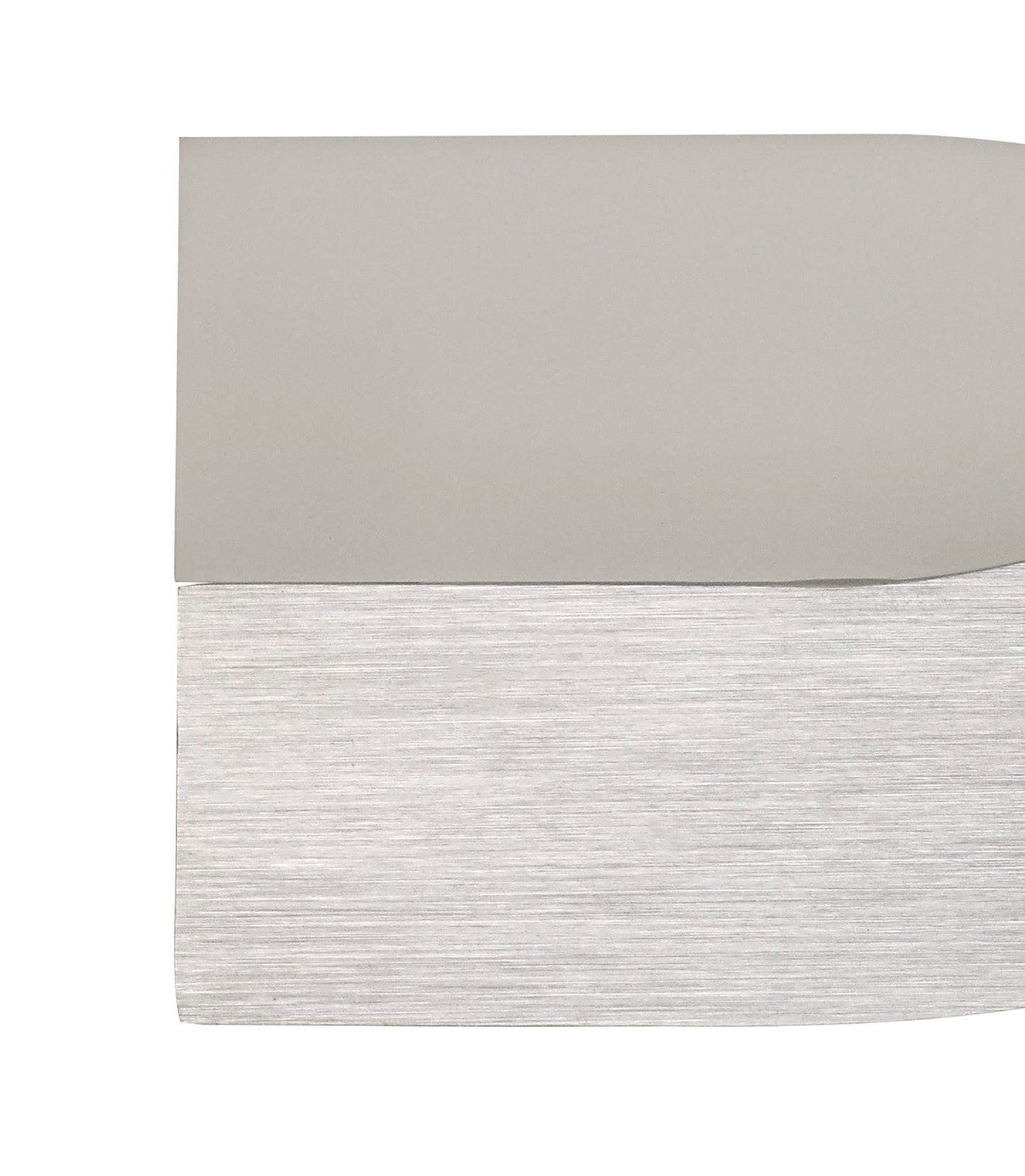 Leigh Wall Lamp, 1 x 8W LED, 3000K, 640lm, Brushed Aluminium and Frosted White, 3yrs Warranty 2