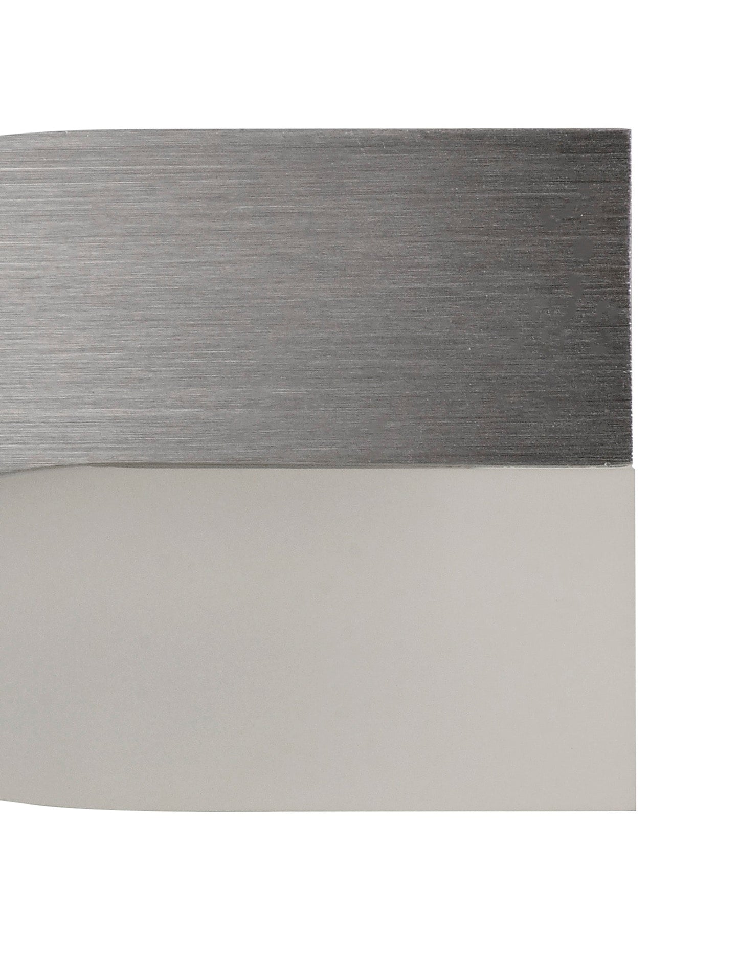 Leigh Wall Lamp, 1 x 8W LED, 3000K, 640lm, Brushed Aluminium and Frosted White, 3yrs Warranty 2