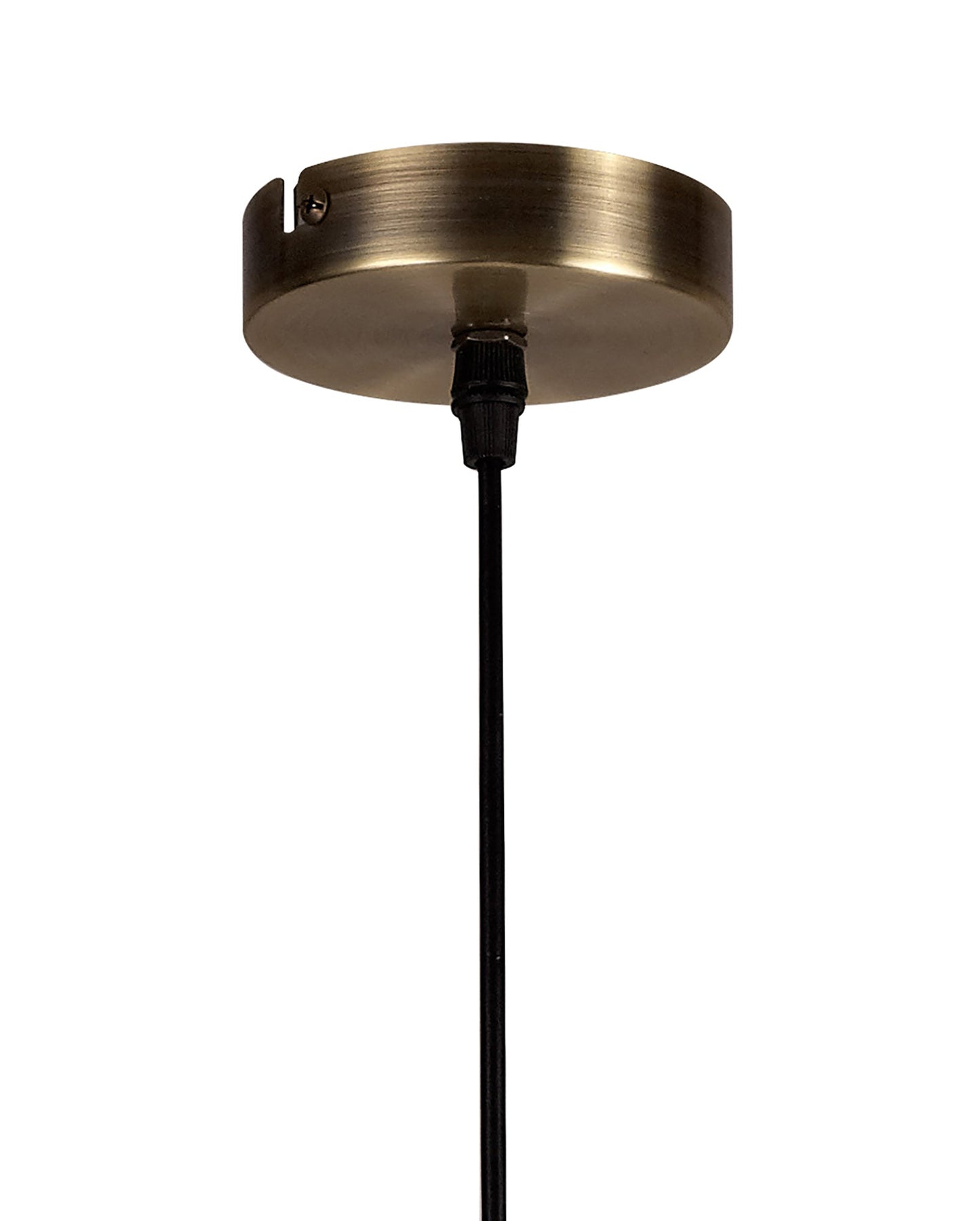 Lymm Medium Pendant, 1 x E27, Antique Brass 2