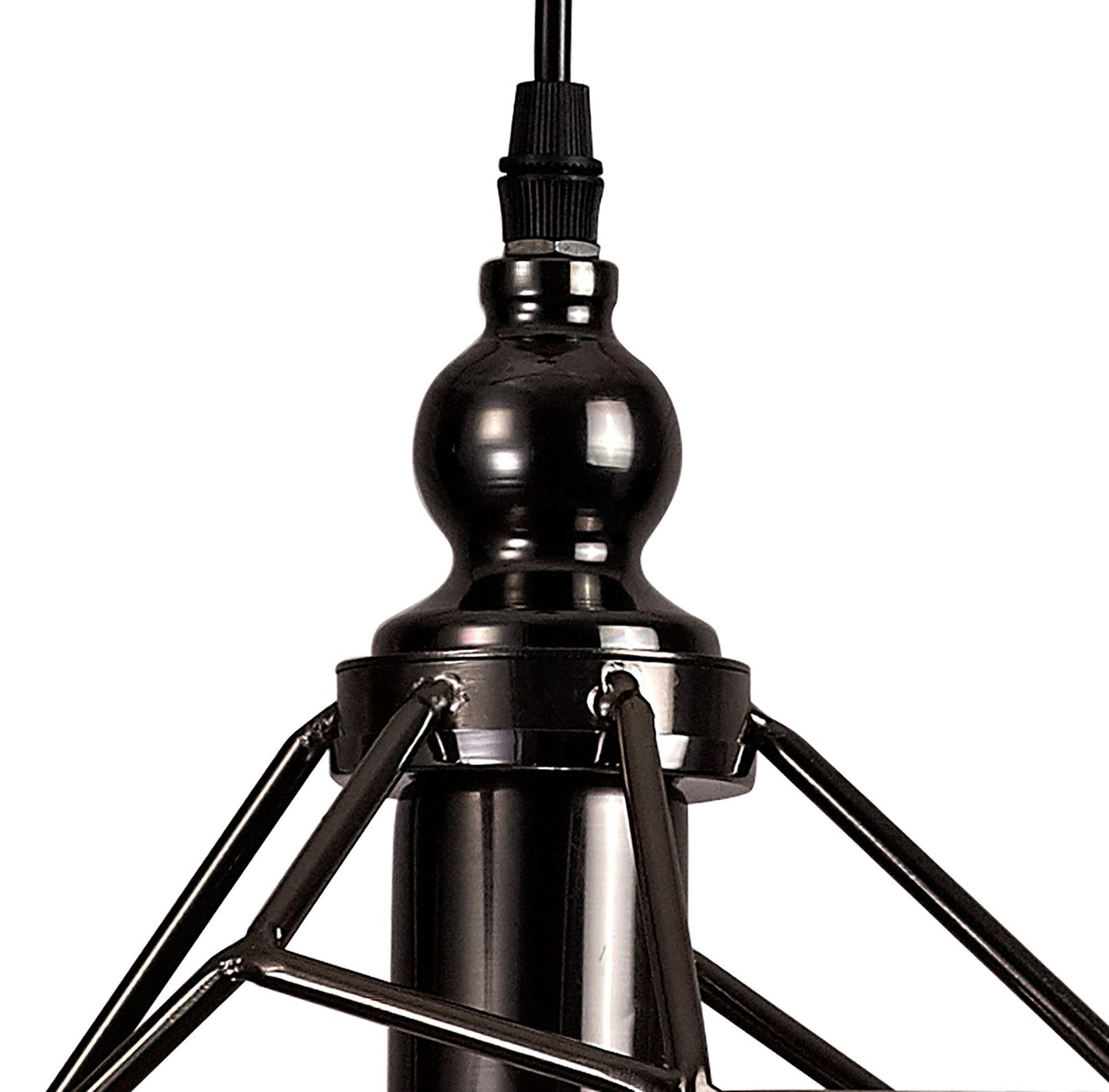 Lymm Small Pendant, 1 x E27, Black Nickel 2