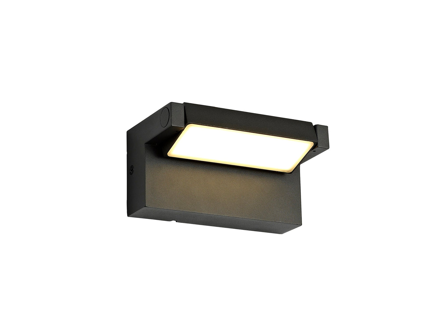 Mellor Wall Lamp Adjustable, 1 x 10W LED, 3000K, 720lm, IP54, Graphite Black, 3yrs Warranty