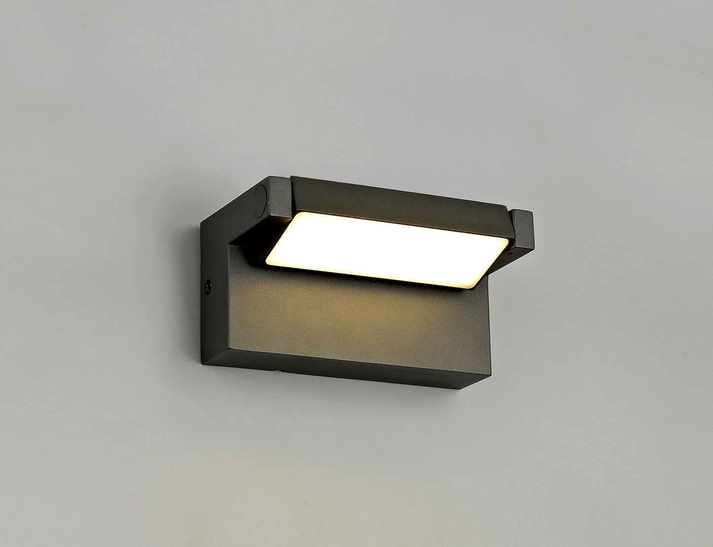 Mellor Wall Lamp Adjustable, 1 x 10W LED, 3000K, 720lm, IP54, Graphite Black, 3yrs Warranty