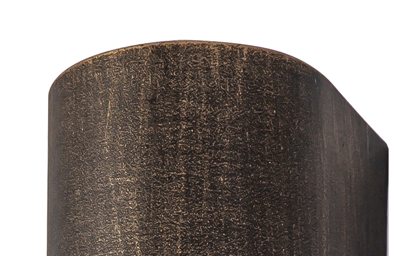 Mill Curved Wall Lamp, 1 x GU10, IP54, Black and Gold