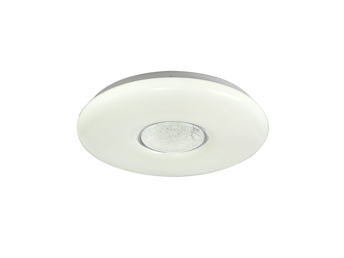 Moorside Ceiling, 1 x 24W LED, CCT Switchable 3000 and 4000 and 6000K, 2032lm, Opal White, 3yrs Warranty 2