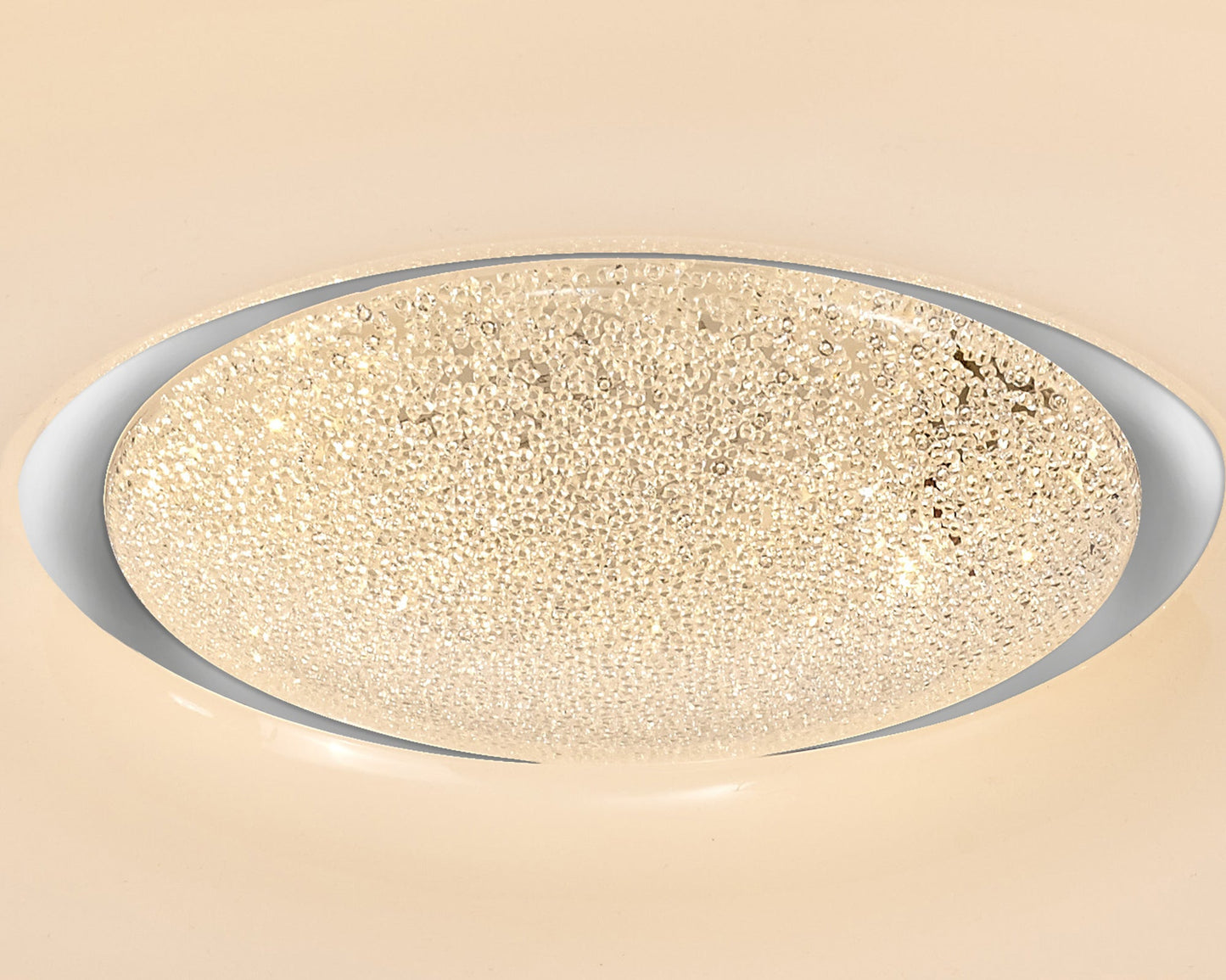 Moorside Ceiling, 1 x 24W LED, CCT Switchable 3000 and 4000 and 6000K, 2032lm, Opal White, 3yrs Warranty 2
