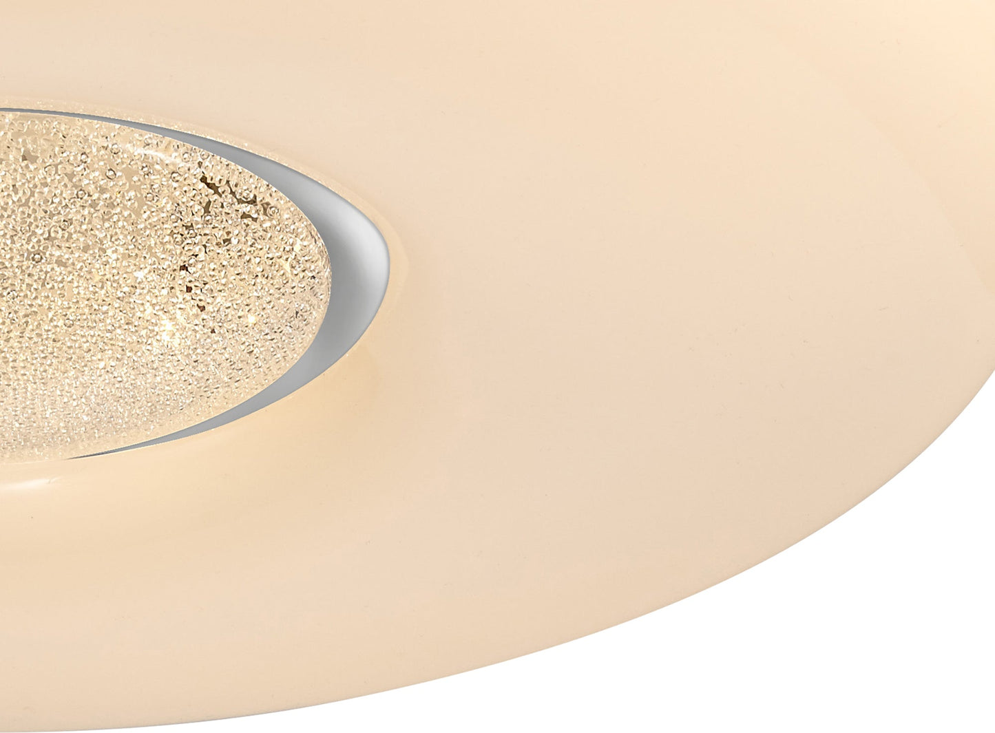 Moorside Ceiling, 1 x 24W LED, CCT Switchable 3000 and 4000 and 6000K, 2032lm, Opal White, 3yrs Warranty 2