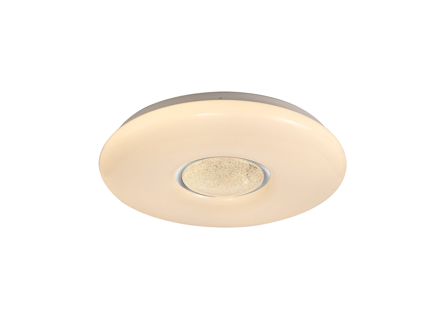 Moorside Ceiling, 1 x 24W LED, CCT Switchable 3000 and 4000 and 6000K, 2032lm, Opal White, 3yrs Warranty 2