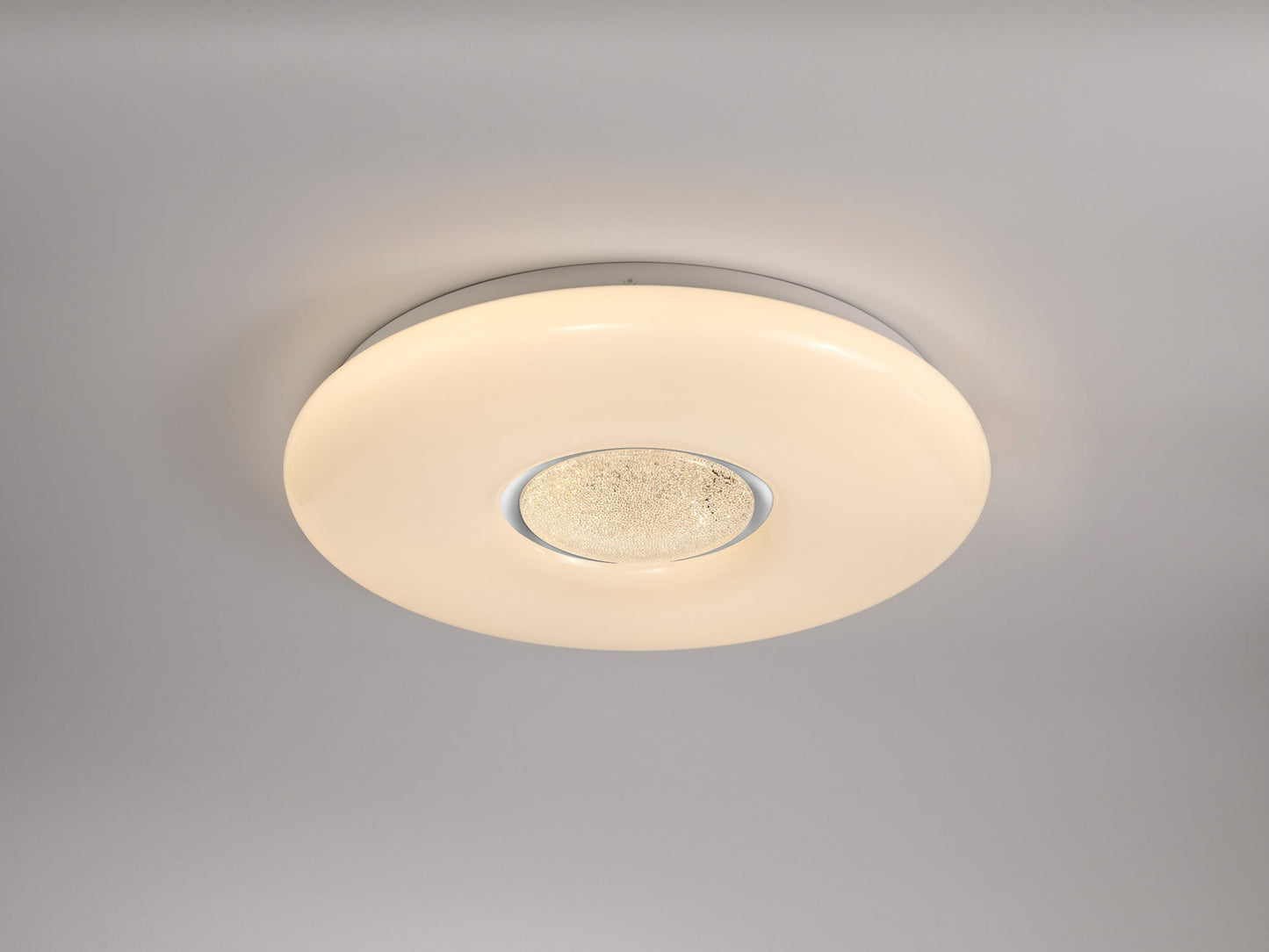 Moorside Ceiling, 1 x 24W LED, CCT Switchable 3000 and 4000 and 6000K, 2032lm, Opal White, 3yrs Warranty 2