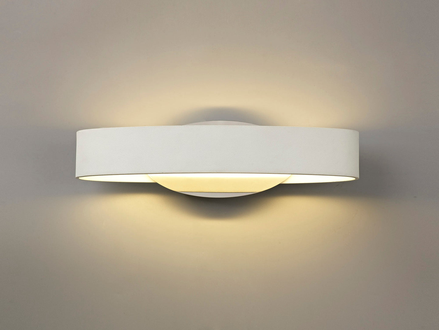 Morfa Wall Lamp, 1 x 6W LED, 3000K, 480lm, White and Polished Chrome, 3yrs Warranty 2