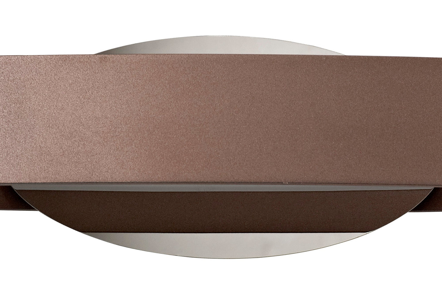 Morfa Wall Lamp, 1 x 6W LED, 3000K, 480lm, Satin Brown and Polished Chrome, 3yrs Warranty 2