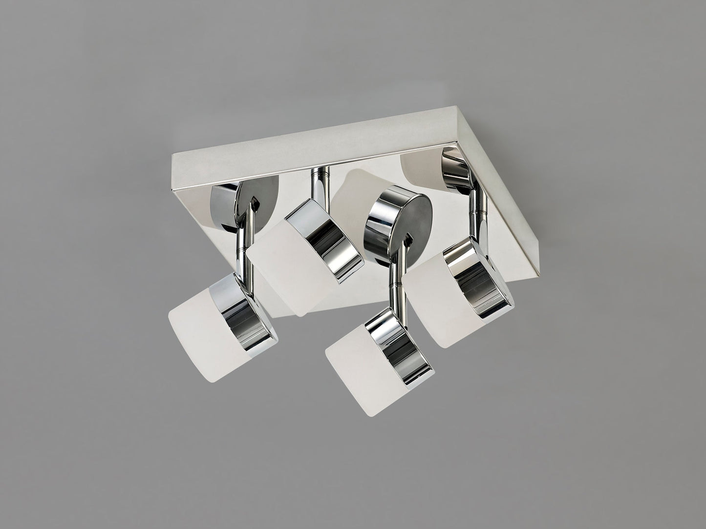 Mottram 4 Light Ceiling, 4 x 5W LED, 4000K, 1700lm, IP44, Polished Chrome, 3yrs Warranty