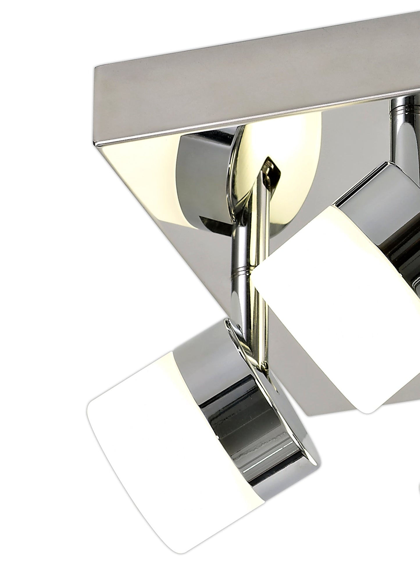 Mottram 4 Light Ceiling, 4 x 5W LED, 4000K, 1700lm, IP44, Polished Chrome, 3yrs Warranty