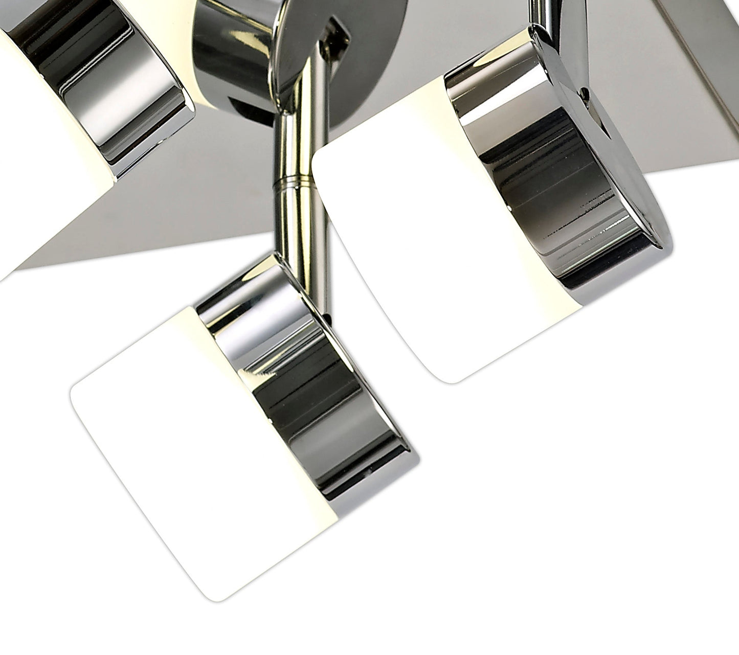 Mottram 4 Light Ceiling, 4 x 5W LED, 4000K, 1700lm, IP44, Polished Chrome, 3yrs Warranty
