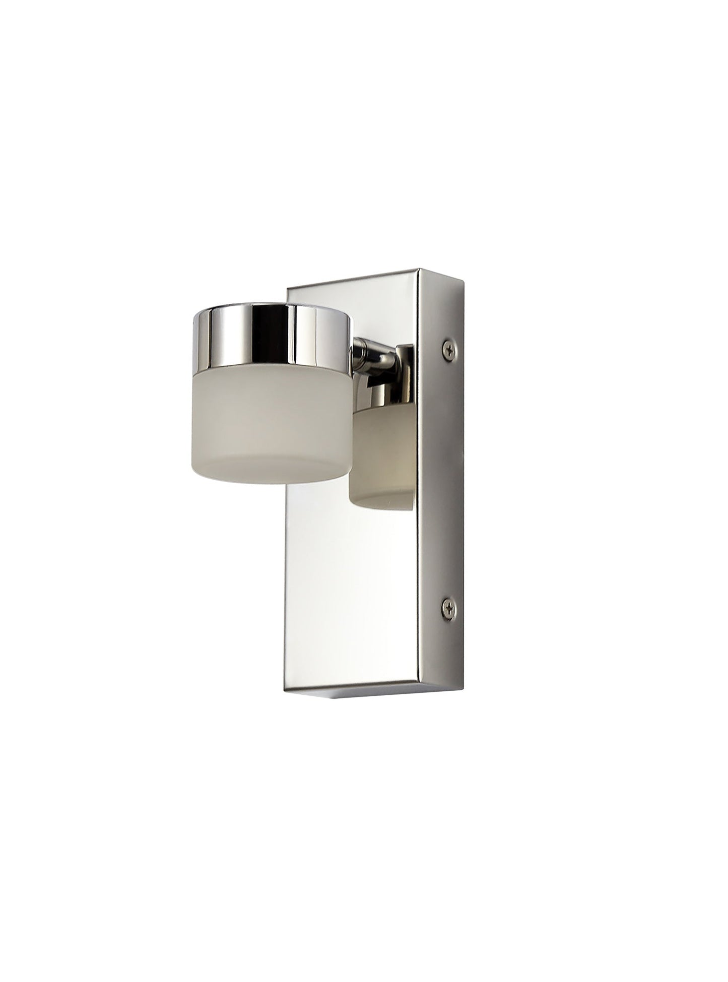 Mottram Wall Lamp Single Adjustable, 1 x 5W LED, 4000K, 415lm, IP44, Polished Chrome, 3yrs Warranty