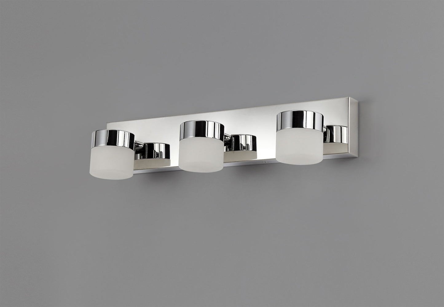 Mottram Wall Lamp Triple Adjustable, 3 x 5W LED, 4000K, 1275lm, IP44, Polished Chrome, 3yrs Warranty