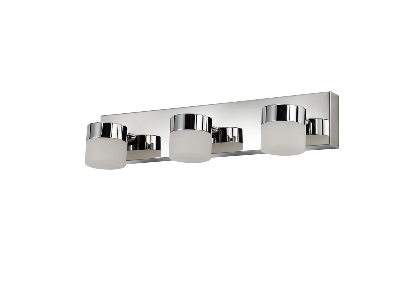 Mottram Wall Lamp Triple Adjustable, 3 x 5W LED, 4000K, 1275lm, IP44, Polished Chrome, 3yrs Warranty