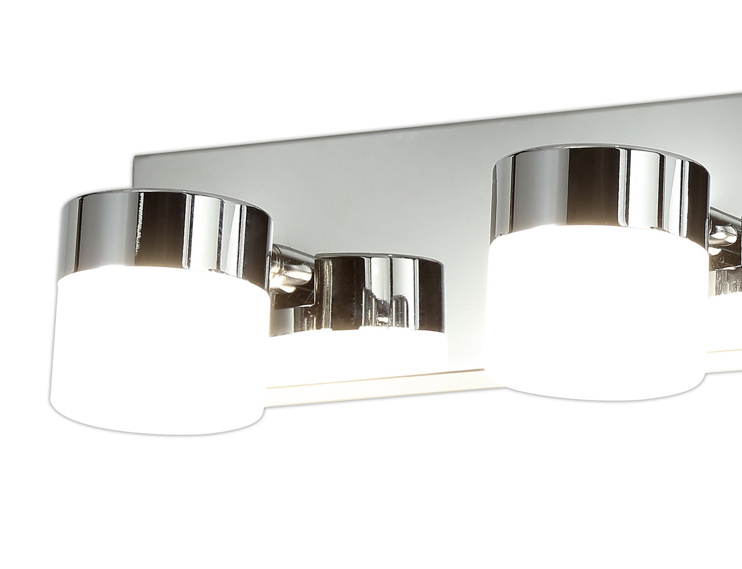 Mottram Wall Lamp Triple Adjustable, 3 x 5W LED, 4000K, 1275lm, IP44, Polished Chrome, 3yrs Warranty