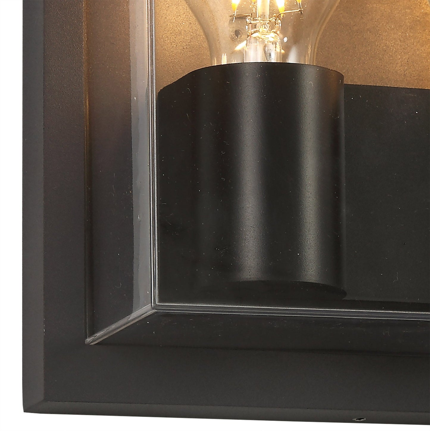 Norley Wall Lamp, 2 x E27, IP65, Anthracite and Clear PC, 2yrs Warranty