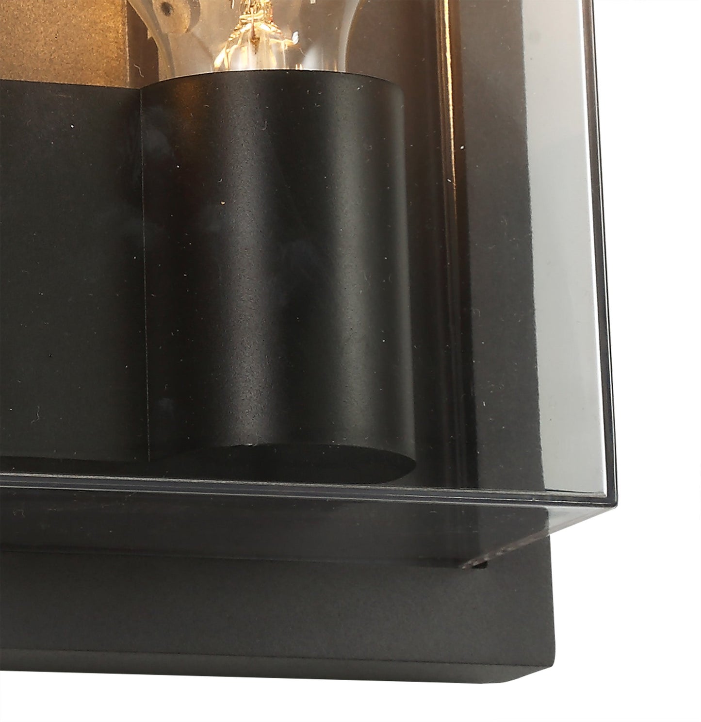 Norley Wall Lamp, 2 x E27, IP65, Anthracite and Clear PC, 2yrs Warranty