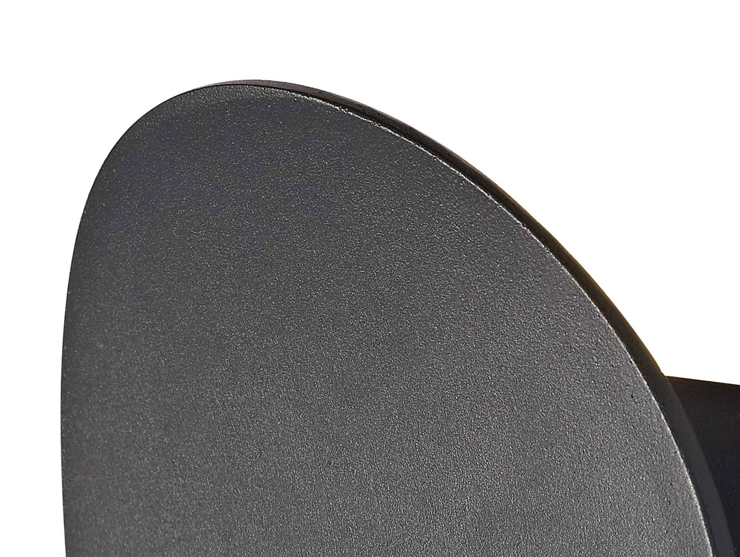 Oak Wall Lamp, 1 x 6W LED, 3000K, 700lm, IP54, Anthracite, 3yrs Warranty