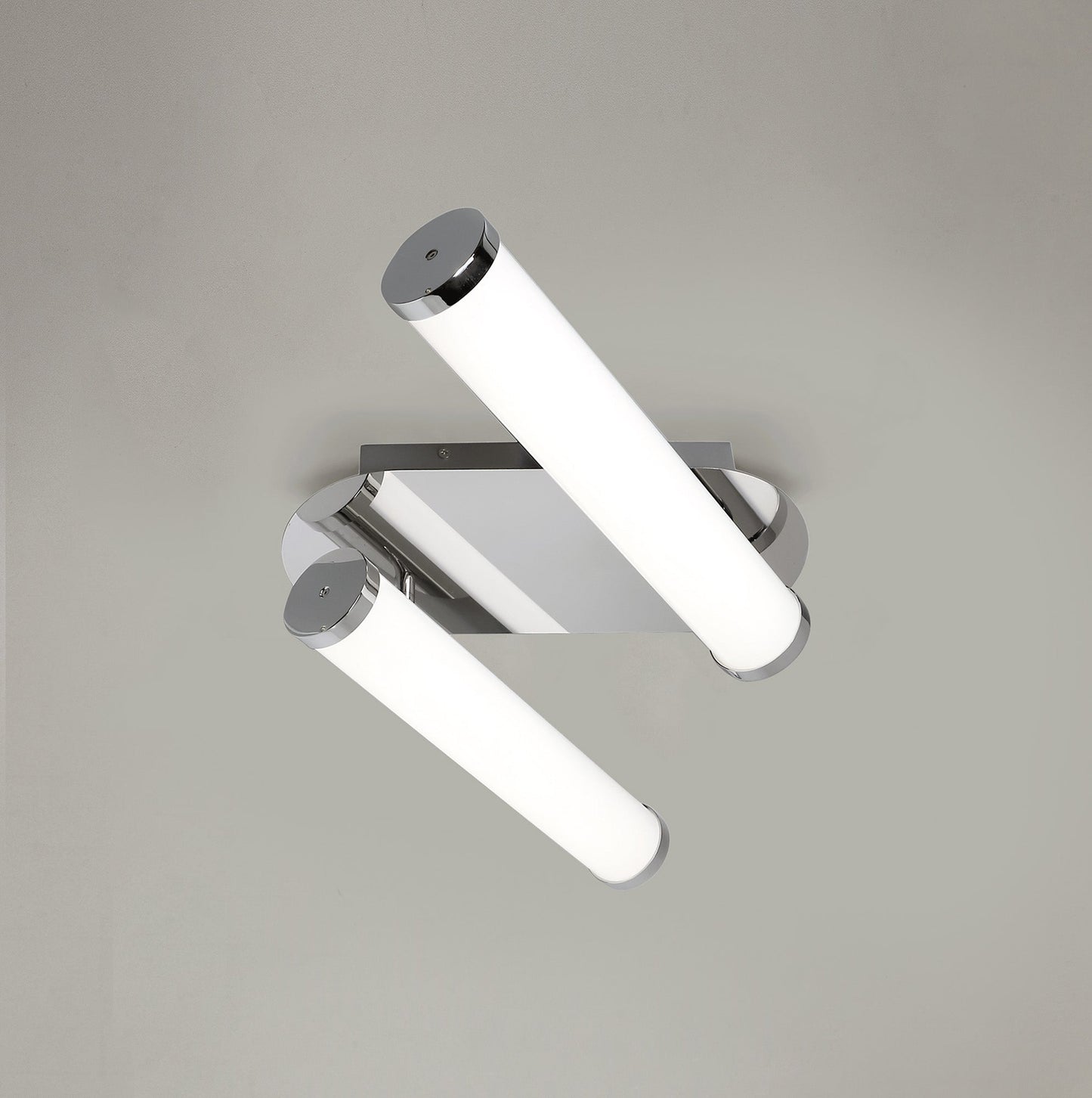 Oatlands Ceiling Lamp, 2 x 9W LED, 4000K, 1153lm, IP44, Polished Chrome, 3yrs Warranty 2