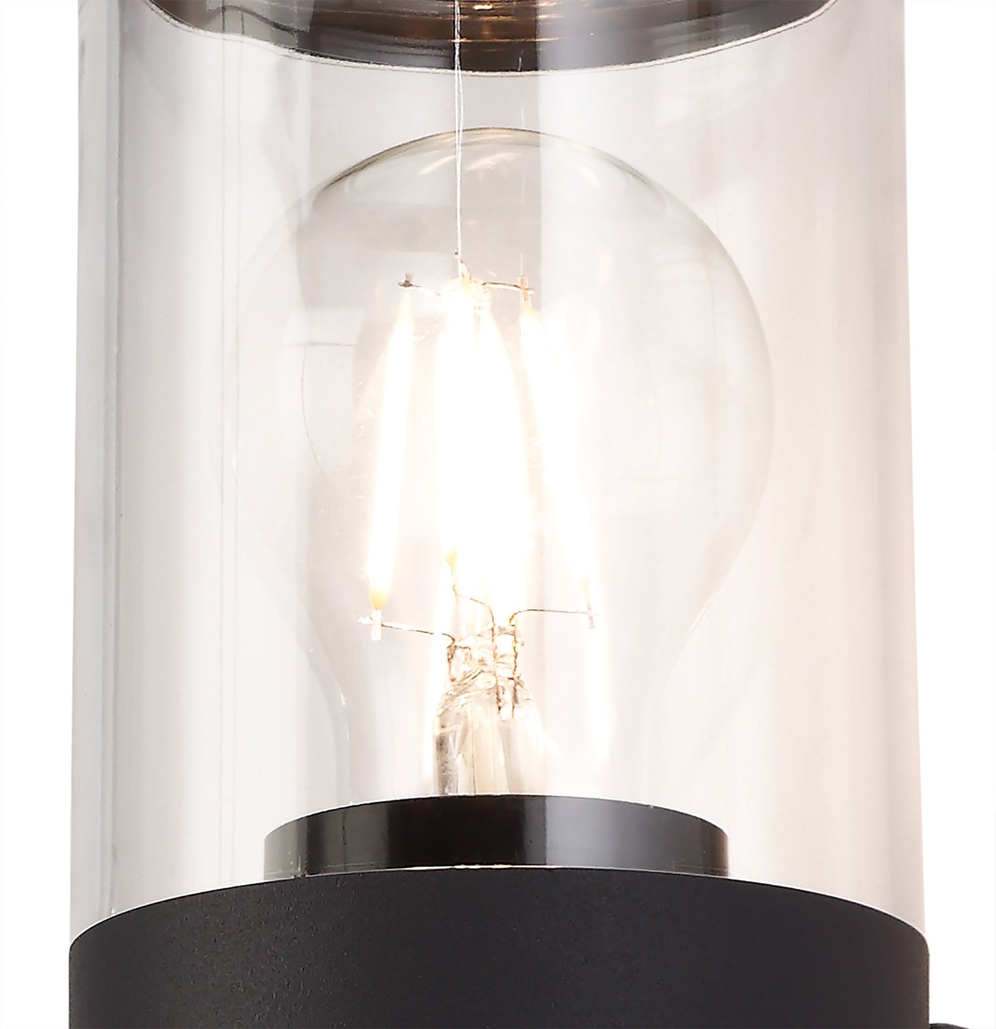 Paddock Wall Lamp 1 x E27, IP54, Anthracite and Clear, 2yrs Warranty