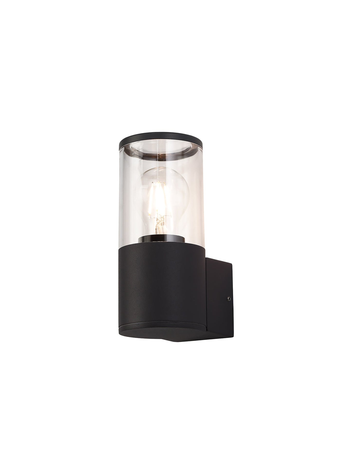 Paddock Wall Lamp 1 x E27, IP54, Anthracite and Clear, 2yrs Warranty