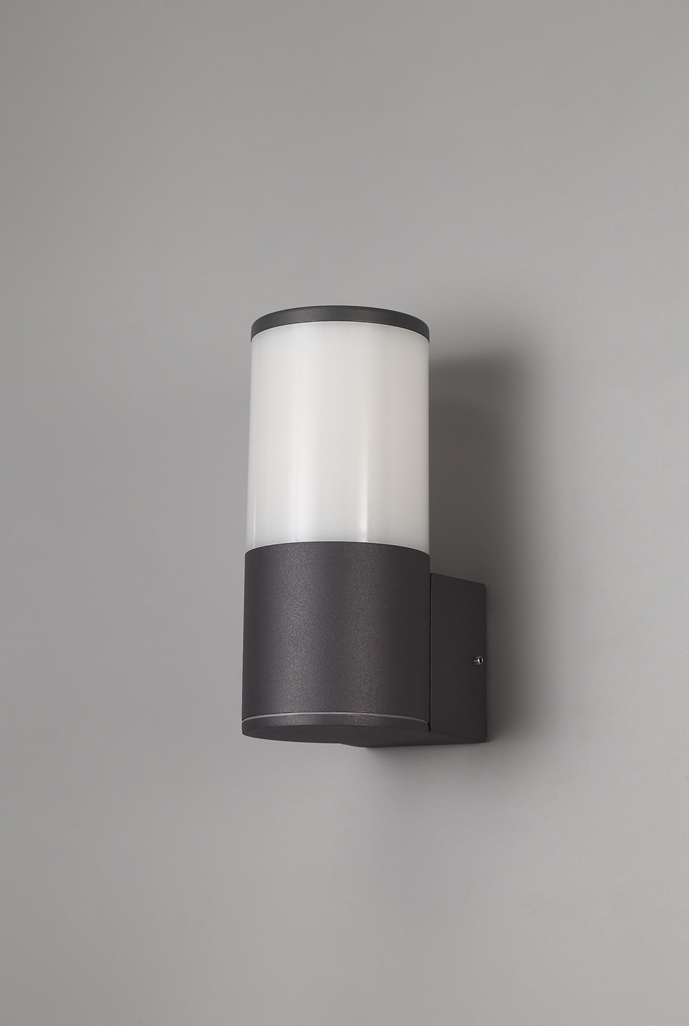 Paddock Wall Lamp 1 x E27, IP54, Anthracite and Opal, 2yrs Warranty