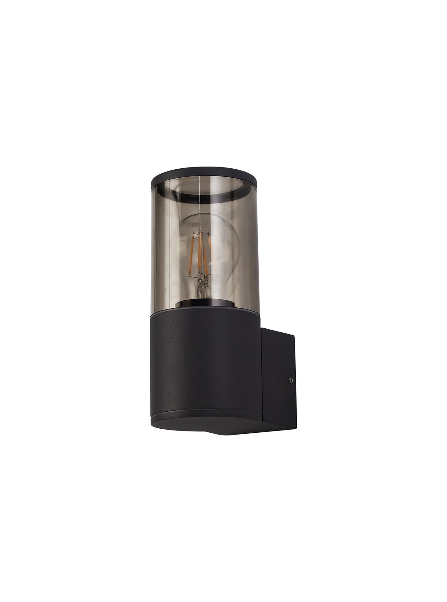 Paddock Wall Lamp 1 x E27, IP54, Anthracite and Smoked, 2yrs Warranty