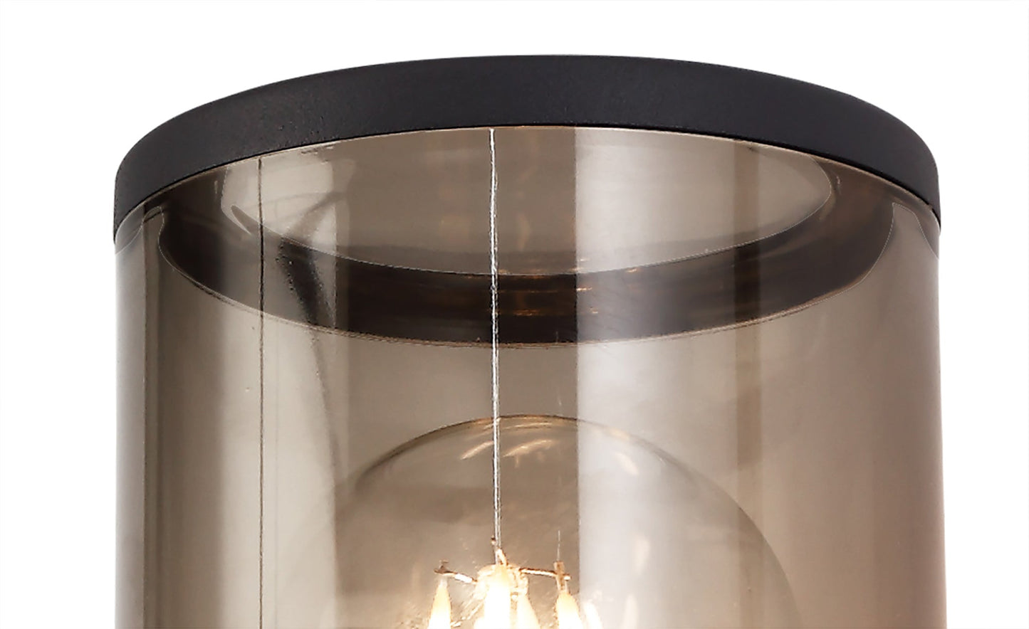 Paddock Wall Lamp 1 x E27, IP54, Anthracite and Smoked, 2yrs Warranty