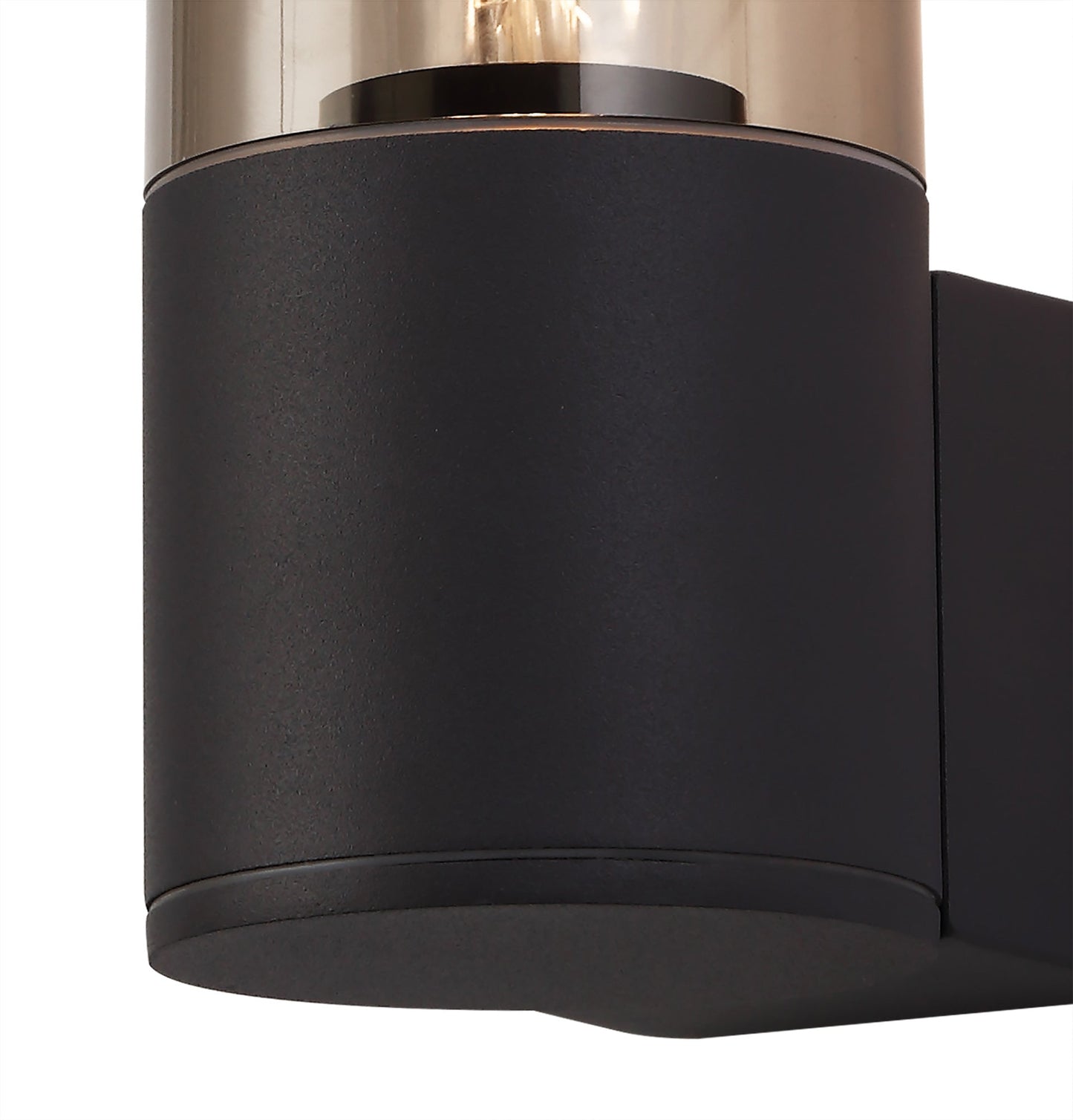 Paddock Wall Lamp 1 x E27, IP54, Anthracite and Smoked, 2yrs Warranty